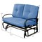 Outdoor 2-Seater Swing Glider Chair with Comfortable Cushions Garden Patio